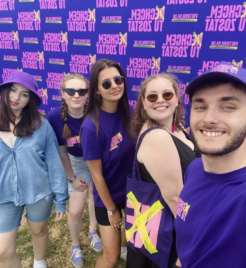 Dobrovoľníci kampane Chcem tu zostať